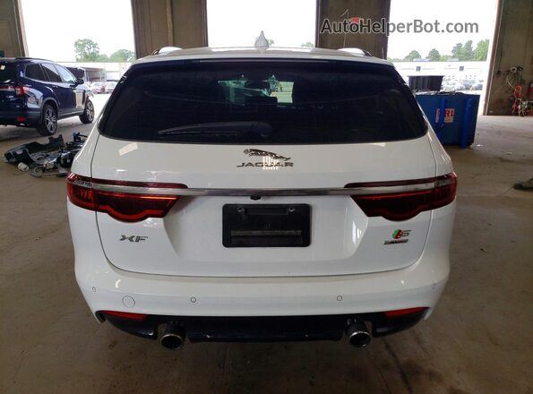 SAJBM2FV3JCY66496 2018 JAGUAR XF White Вид ззаду