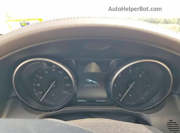 SAJBR4BN2HCY42624 2017 JAGUAR XF White Widok zestawu wskaźników