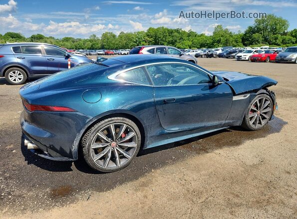 SAJD51FE0MCK73702 2021 JAGUAR F-TYPE Green Trasero derecho