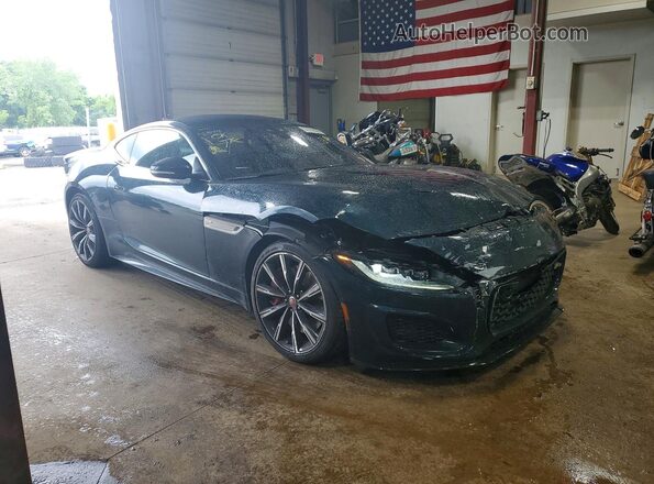 SAJD51FE0MCK73702 2021 JAGUAR F-TYPE Green Delantero derecho