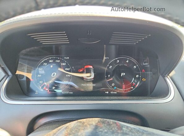 SAJD51FE0MCK73702 2021 JAGUAR F-TYPE Green Vista del cuadro de instrumentos