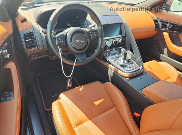 SAJD81EE9PCK81682 2023 JAGUAR F-TYPE Blue Առջևի վահանակի տեսք