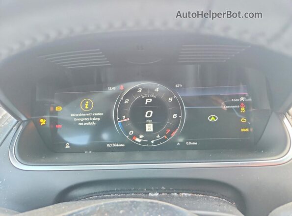 SAJDD1EE0PCK83297 2023 JAGUAR F-TYPE Green Instrument cluster view