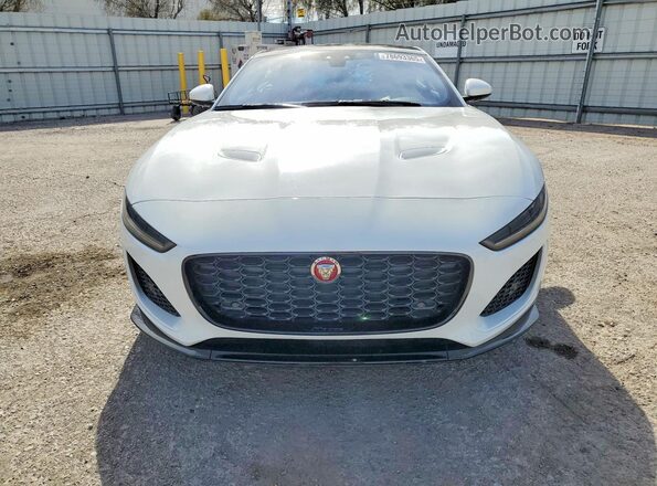 SAJDD1EE1NCK77652 2022 JAGUAR F-TYPE White Вид спереду