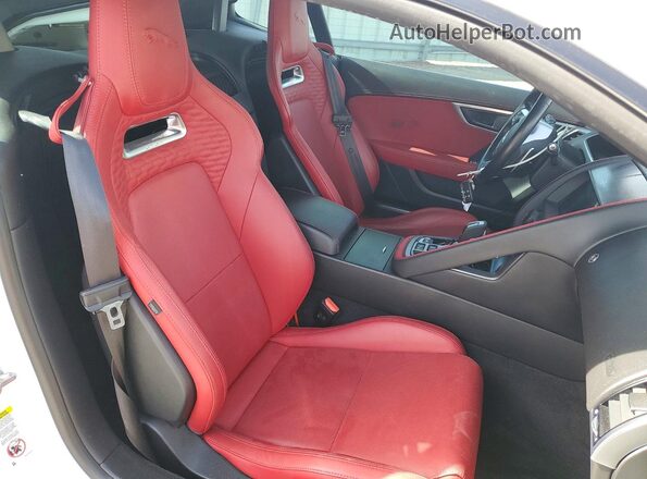 SAJDD1EE1NCK77652 2022 JAGUAR F-TYPE White Вид задніх сидінь