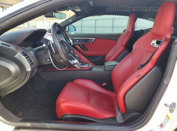 SAJDD1EE1NCK77652 2022 JAGUAR F-TYPE White Вид салону спереду