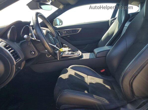 SAJDD1GX1JCK55756 2018 JAGUAR F-TYPE Black წინა სალონის ხედი