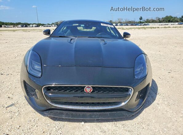 SAJDD1GX1JCK55756 2018 JAGUAR F-TYPE Black წინა ხედი