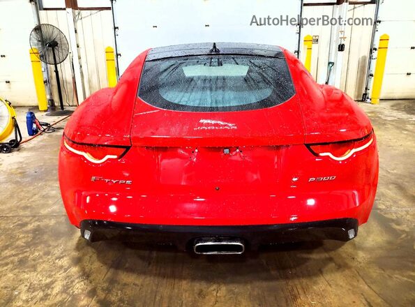SAJDD1GX3LCK64929 2020 JAGUAR F-TYPE Red Rear view