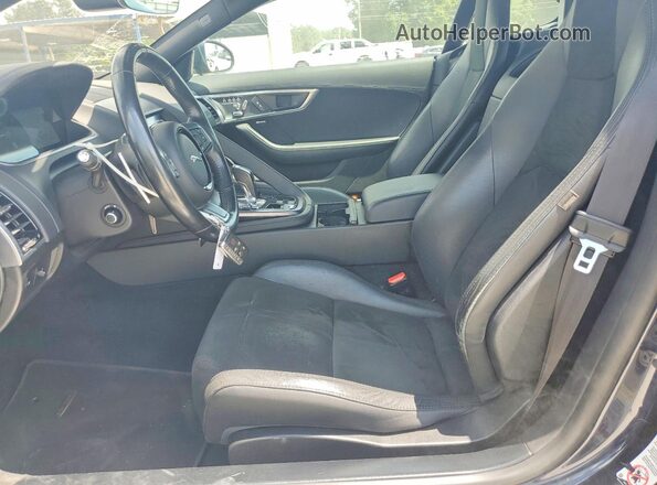 SAJDD1GX7MCK74395 2021 JAGUAR F-TYPE Синий Вид салона спереди