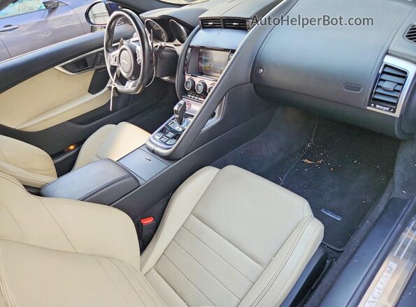 SAJDD5EV1JCK51053 2018 JAGUAR F-TYPE Blue Dashboard view