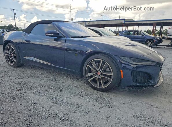 SAJDD5GX9MCK70386 2021 JAGUAR F-TYPE Blue Передня права чверть