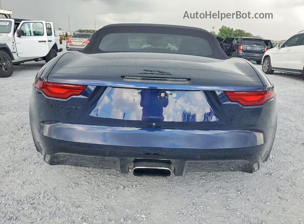 SAJDD5GX9MCK70386 2021 JAGUAR F-TYPE Blue Вид ззаду