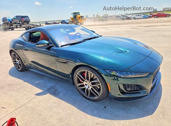 SAJDF1EE0RCK87105 2024 JAGUAR F-TYPE Green Передня права чверть