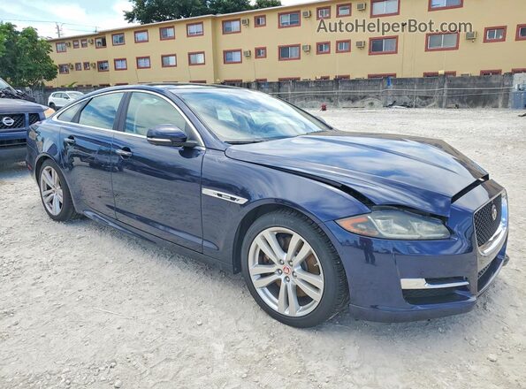 SAJWA1C7XK8W19636 2019 JAGUAR XJ Blue Передня права чверть