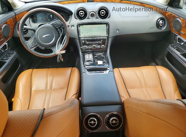 SAJWA1C7XK8W19636 2019 JAGUAR XJ Blue Вид панелі приладів