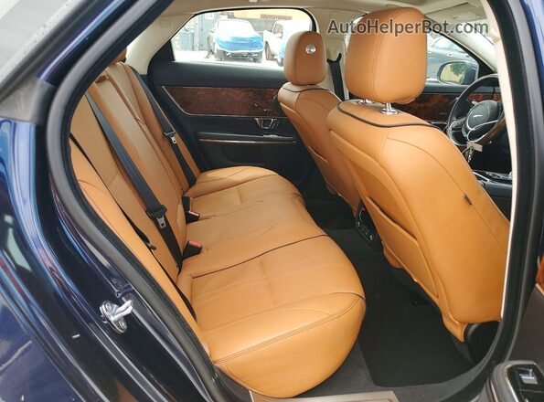 SAJWA1C7XK8W19636 2019 JAGUAR XJ Blue Вид задніх сидінь