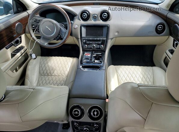 SAJWA2G78G8V99748 2016 JAGUAR XJL Green Widok deski rozdzielczej