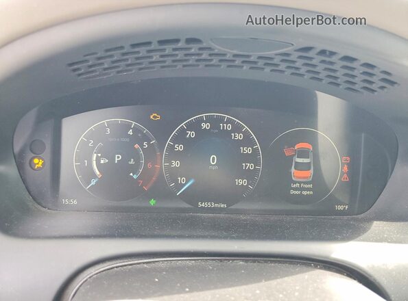 SAJWA2G78G8V99748 2016 JAGUAR XJL Green Widok zestawu wskaźników