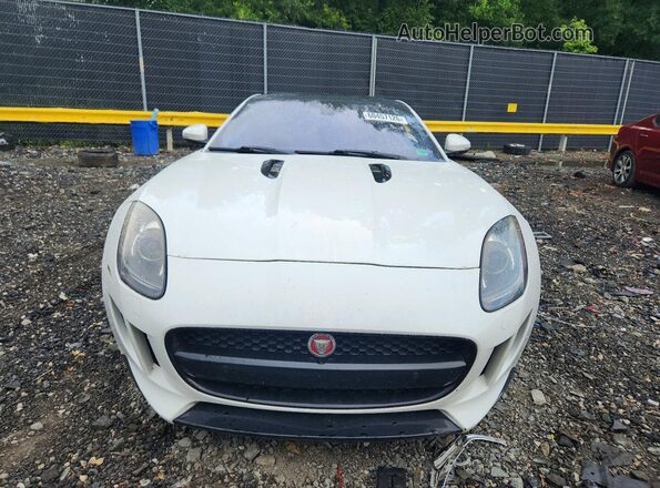 SAJWA6AT4H8K39150 2017 JAGUAR F-TYPE Белый Вид спереди