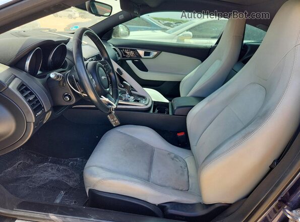 SAJWA6ATXH8K46023 2017 JAGUAR F-TYPE Blue Front interior view