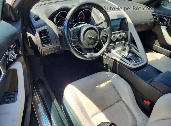 SAJWA6ET8G8K30332 2016 JAGUAR F-TYPE Blue Widok deski rozdzielczej