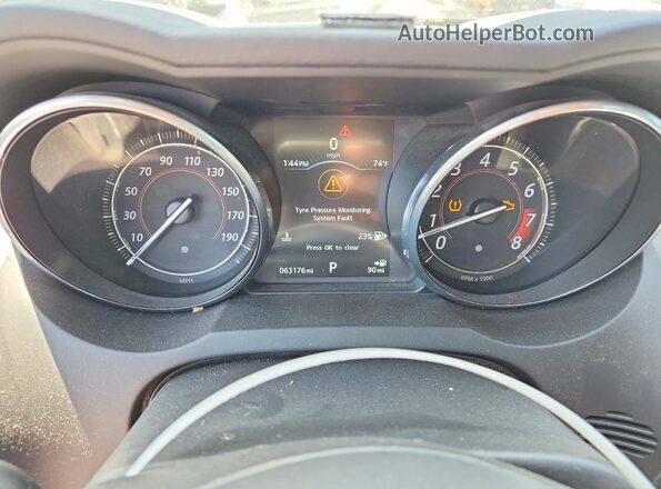 SAJWA6ET8G8K30332 2016 JAGUAR F-TYPE Blue Widok zestawu wskaźników