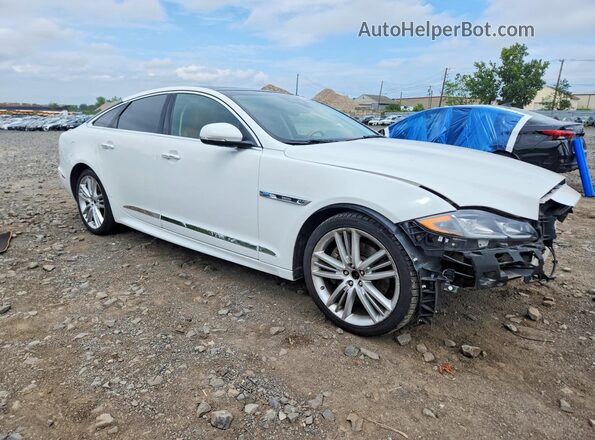 SAJWJ1CD9J8W14092 2018 JAGUAR XJ White Delantero derecho