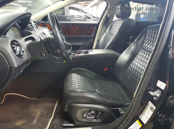 SAJWJ2GD0G8V96171 2016 JAGUAR XJL Black Widok wnętrza z przodu
