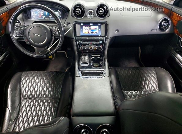 SAJWJ2GD0G8V96171 2016 JAGUAR XJL Black Widok deski rozdzielczej