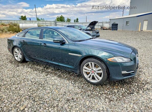 SAJWJ2GD4H8W12714 2017 JAGUAR XJL Green Передня права чверть