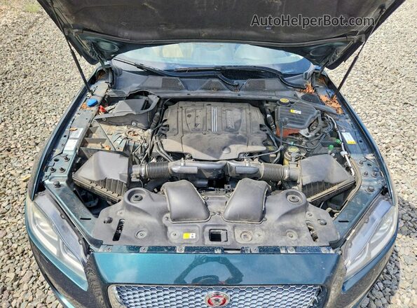 SAJWJ2GD4H8W12714 2017 JAGUAR XJL Green Вид задньої частини салону