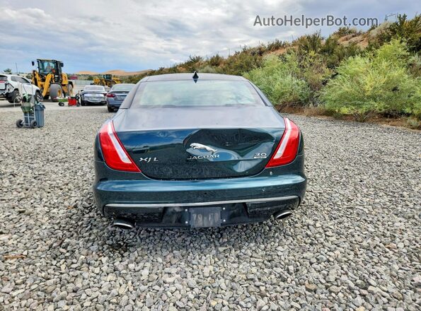SAJWJ2GD4H8W12714 2017 JAGUAR XJL Green Вид ззаду