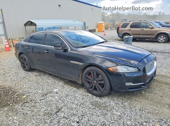 SAJWJ2GD5G8W02966 2016 JAGUAR XJL Black Передня права чверть