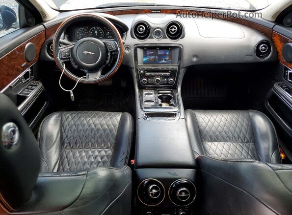 SAJWJ2GD5G8W02966 2016 JAGUAR XJL Black Вид панелі приладів