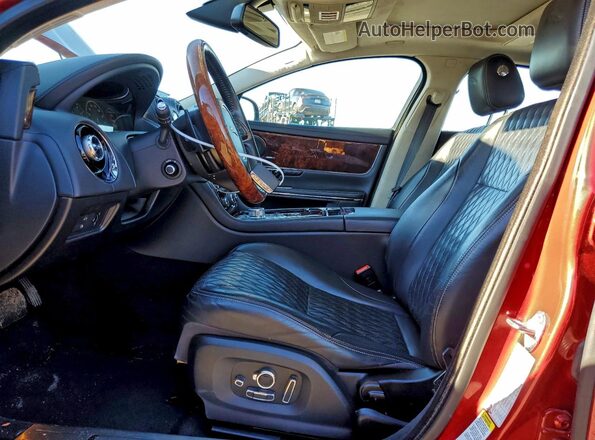 SAJWJ2GD9G8W02291 2016 JAGUAR XJL Red Widok wnętrza z przodu