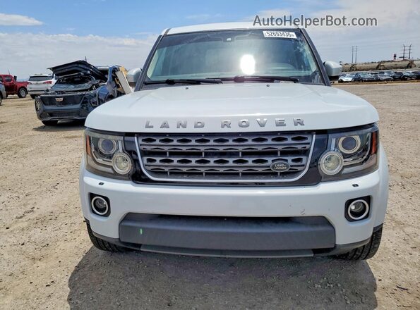 SALAB2V69GA805855 2016 LAND ROVER LR4 White Widok z przodu