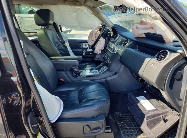 SALAG2V61GA824465 2016 LAND ROVER LR4 Black Вид салону спереду