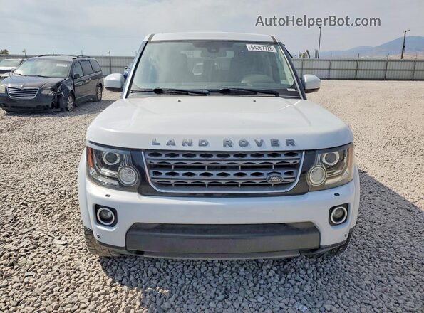 SALAG2V61GA830783 2016 LAND ROVER LR4 White Вид спереду