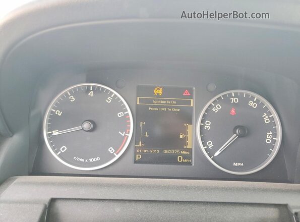SALAG2V61GA830783 2016 LAND ROVER LR4 White Вид щитка приладів