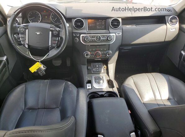 SALAG2V61GA830783 2016 LAND ROVER LR4 White Вид панелі приладів