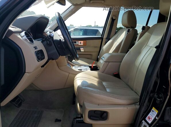 SALAG2V62GA787927 2016 LAND ROVER LR4 Black Front interior view