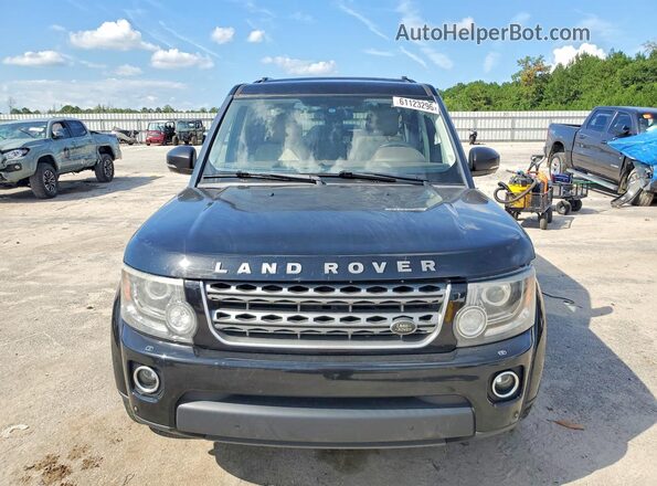 SALAG2V62GA787927 2016 LAND ROVER LR4 Black Front view
