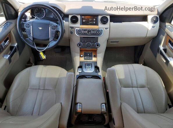 SALAG2V62GA790939 2016 LAND ROVER LR4 Beige Vista del salpicadero