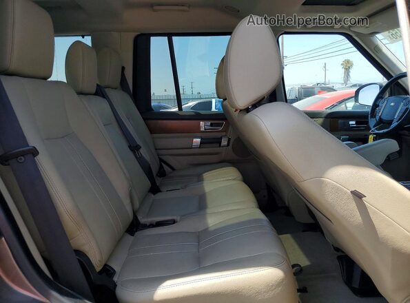 SALAG2V62GA790939 2016 LAND ROVER LR4 Beige Vista de los asientos traseros