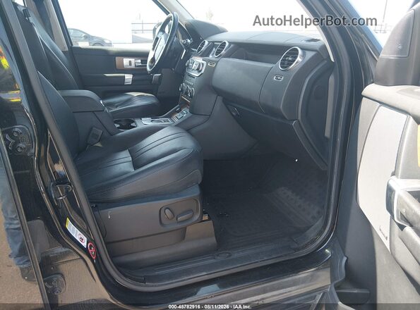 SALAG2V64GA800760 2016 LAND ROVER LR4 Black Front interior view