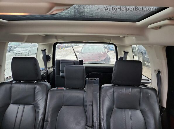 SALAG2V64GA812827 2016 LAND ROVER LR4 Black უკანა სავარძლების ხედი