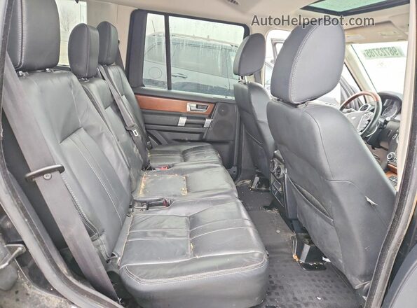 SALAG2V64GA812827 2016 LAND ROVER LR4 Black უკანა სალონის ხედი