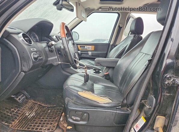SALAG2V64GA812827 2016 LAND ROVER LR4 Black წინა სალონის ხედი