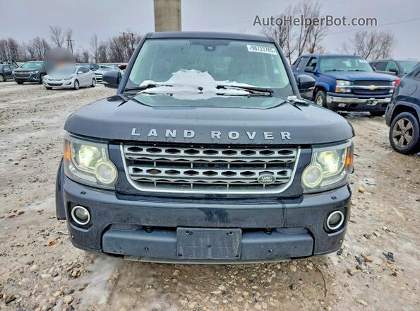 SALAG2V64GA812827 2016 LAND ROVER LR4 Black წინა ხედი